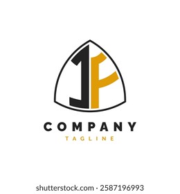 Initial Letter IF Logo Design. Alphabet IF Logo Template