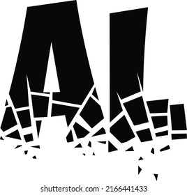 Diseño del logotipo de la letra inicial ap ao am ac ae ad aj ag al af