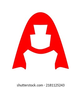 Initial letter logo design, elegant logo, Letter A elegant