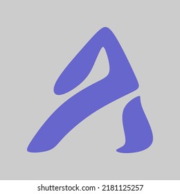 Initial letter logo design, elegant logo, Letter A elegant