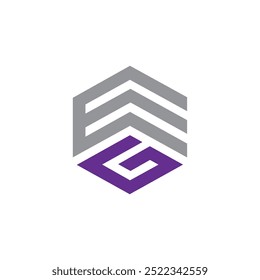 initial eg letter logo design, ge letter logo vector