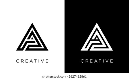 Elemento de Plantilla de Vector de icono de diseño de logotipo de letra inicial 