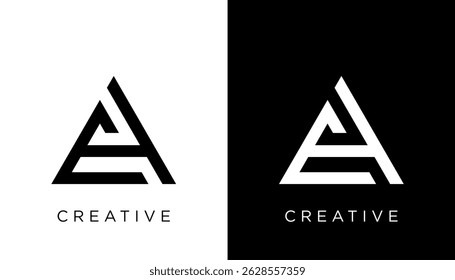 A Initial Letter Logo Design Icon Vector Template Element 