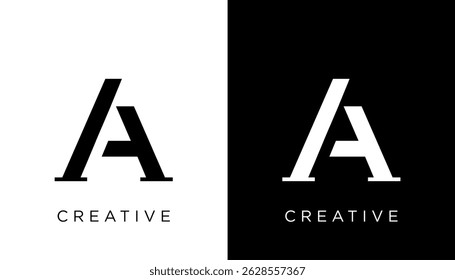 A Initial Letter Logo Design Icon Vector Template Element 