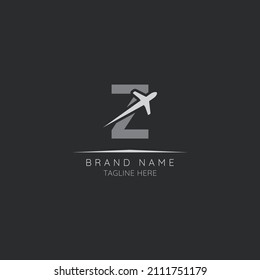 Initial letter A logo design incorporated plane. Minimalist and modern vector illustration design suitable for business. Airline, airplane, aviation, travel logo template.