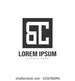 Initial letter logo design. minimalist letter logo template design