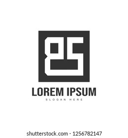 Initial letter logo design. minimalist letter logo template design