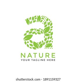 Initial letter A logo design. nature logo. leaf logo. a unique, exclusive, elegant, professional, clean, simple, modern logo. It would be perfect for your company