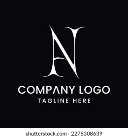 Initial Letter AN Logo Design Outstanding Creative Modern Symbol Sign