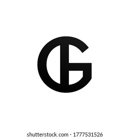 Letter Gr Rg Logo Design Stock Vector (Royalty Free) 1803473248