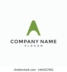 Initial letter A logo design template vector