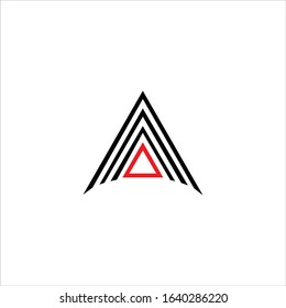 Initial letter a logo design template