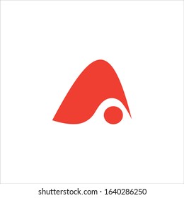 Initial letter a logo design template