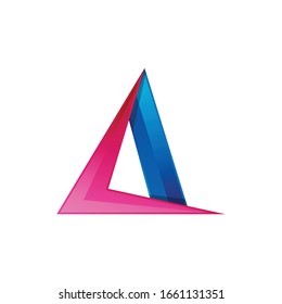 Initial letter A logo design template. Business corporate letter A logo design image