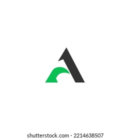 Initial-Design-Elemente für ein Buchstaben-Logo. Modernes abstraktes Logo für digitale Buchstaben. Vektorgrafik.
