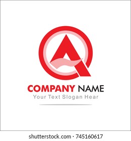 Initial Letter A logo Design Template