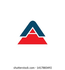 A initial letter logo design vector template