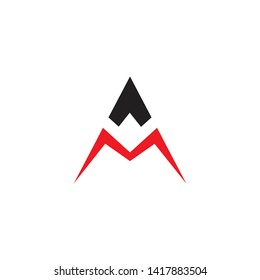 A initial letter logo design vector template