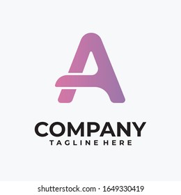 initial letter a logo design vector inspiration