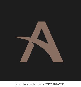 Initial Letter A Logo Design Vector