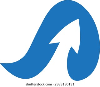 initial A letter logo design vector template