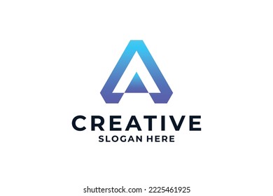 Initial letter A logo design for your brand.