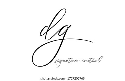 initial letter logo DG, GD, logo template
