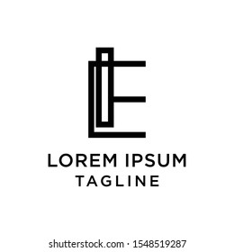 initial letter logo EI, IE logo template 