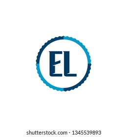 Initial Letter Logo EL Template Vector Design