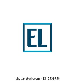Initial Letter Logo EL Template Vector Design