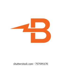 initial letter logo electricity