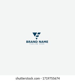 initial letter logo EV, VE, logo template