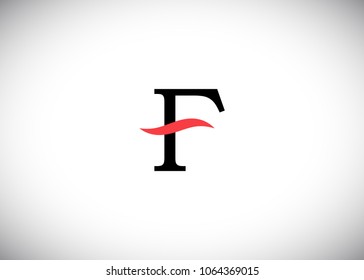 initial letter logo F, logo template