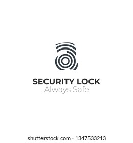 Initial Letter A Logo Fingerprint Design Template