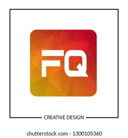 Initial Letter Logo FQ Template Design