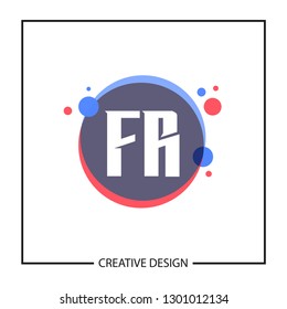 Initial Letter Logo FR Template Design