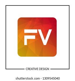 Initial Letter Logo FV Template Design