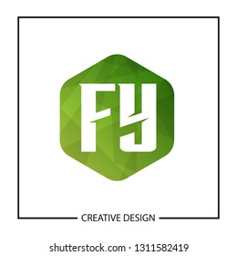 Initial Letter Logo FY Template Design