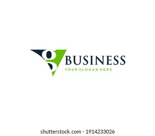 Anfangsbuchstaben Logo G. G Logo Design Vorlage mit Visitenkarte. Vektorgrafik