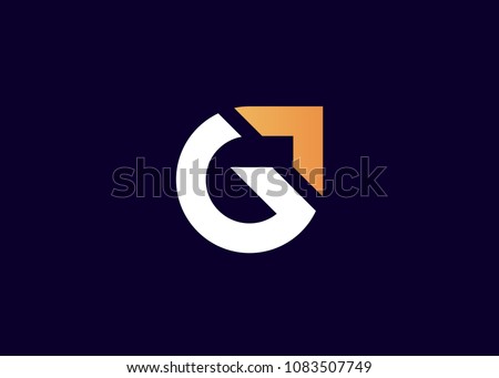 initial letter logo G, logo template