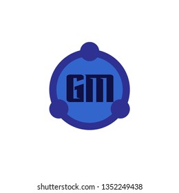 Initial Letter Logo GM Template Vector Design