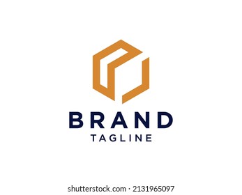 Initial Letter I Logo. Gold Shapes Origami Style isolated on White Background. Usable for Business and People Logos. Flat Vector Logo Design Template Element
