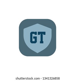 Initial Letter Logo GT Template Vector Design