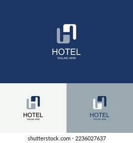 Initial Letter Logo H. H Logo Design Template.