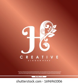 Logo de la carta inicial Florece la belleza de lujo.