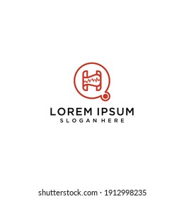 Logotipo de letra inicial Monograma H