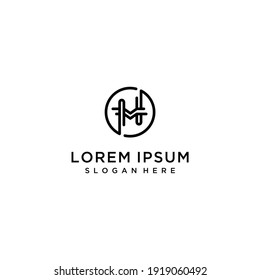 Initial letter logo H monogram	