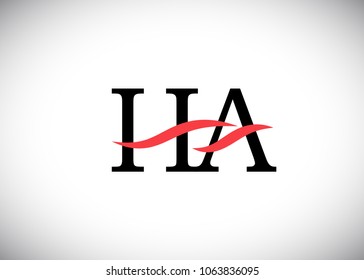 initial letter logo HA, AH, logo template