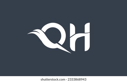  Initial Letter logo HQ QH