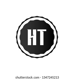 Initial Letter Logo HT Template Vector Design